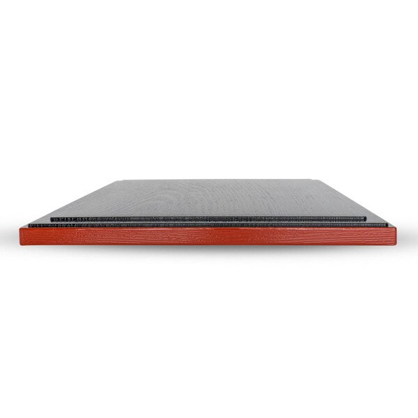 Image of Black and Red Square Bento Box Cover 10" 2