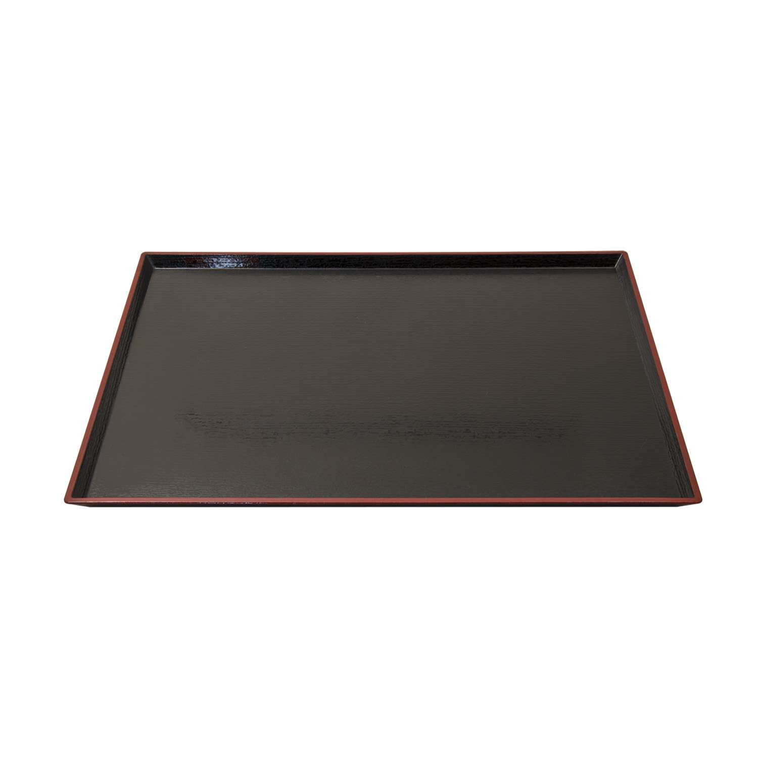Red Border Black Tray 18