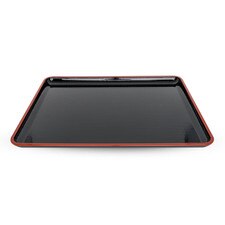 Black Rectangular Non-Slip Tray 13"