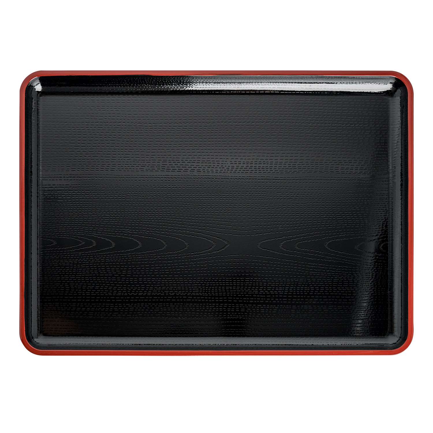 Black Rectangular Non-Slip Tray 13