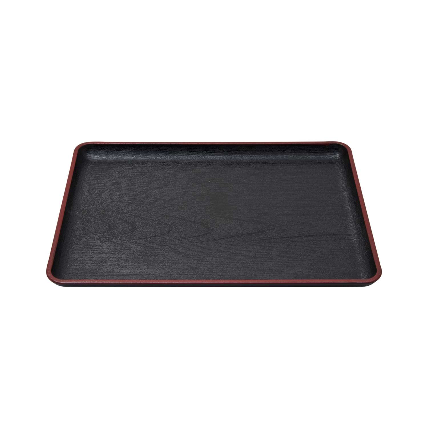 Red Border Black Tray 18