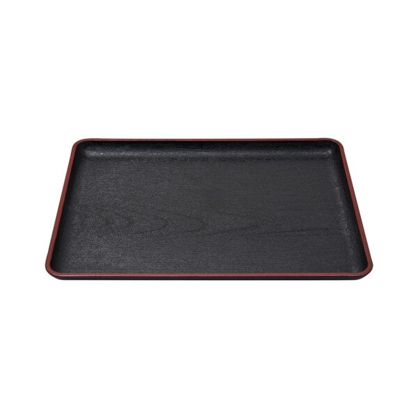 Image of Rectangular Black Tray