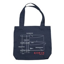 Korin Tote Bag - Charcoal Blue