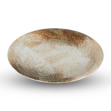 Yukigesho Beige Round Plate