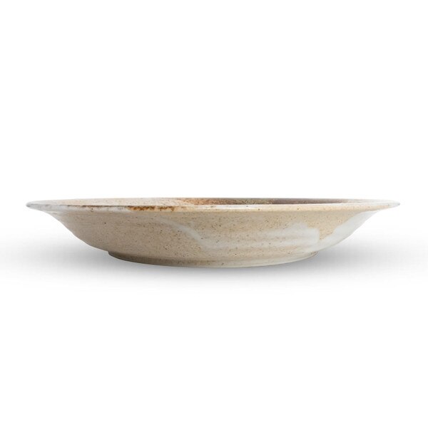 Image of Yukishino Beige Round Plate 11" 2