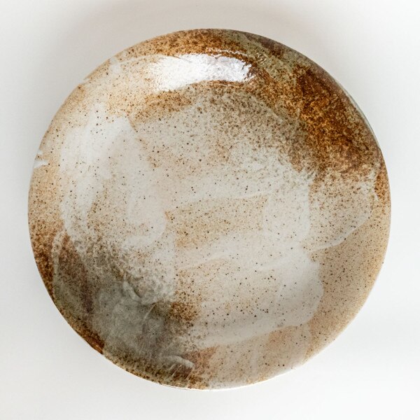 Image of Yukishino Beige Round Plate 11" 3