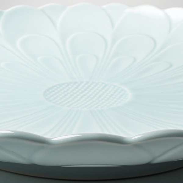 Image of Flower Petal Round Plate 14.5" 5