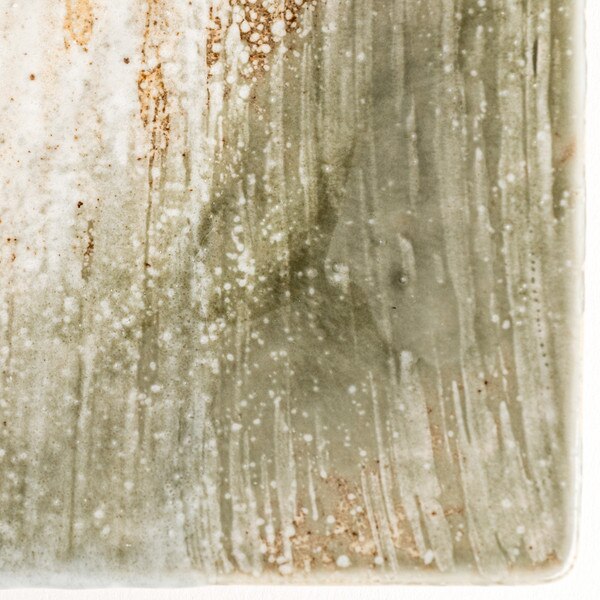 Image of Oribe Green Hakeme Square Plate 11.25" 4