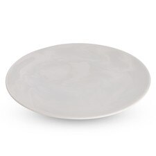 Marée White Flat Round Plate 11"