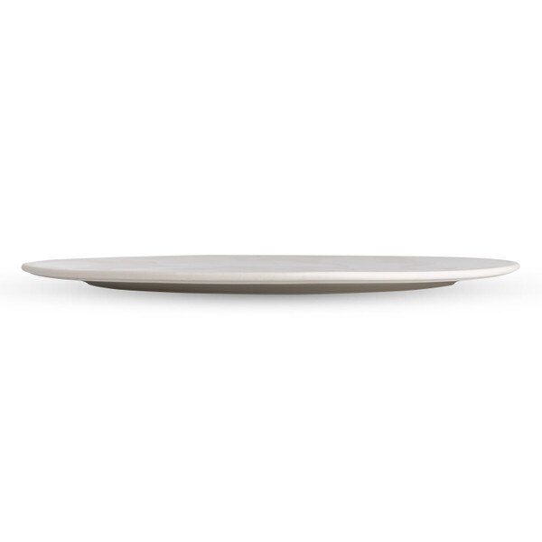 Image of Marée White Flat Round Plate 11" 2