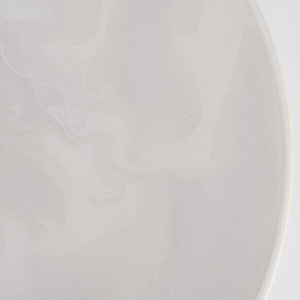 Image of Marée White Flat Round Plate 11" 4
