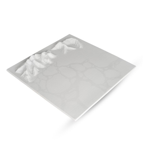 Image of Hyhma White Square Plate 10.5" 1
