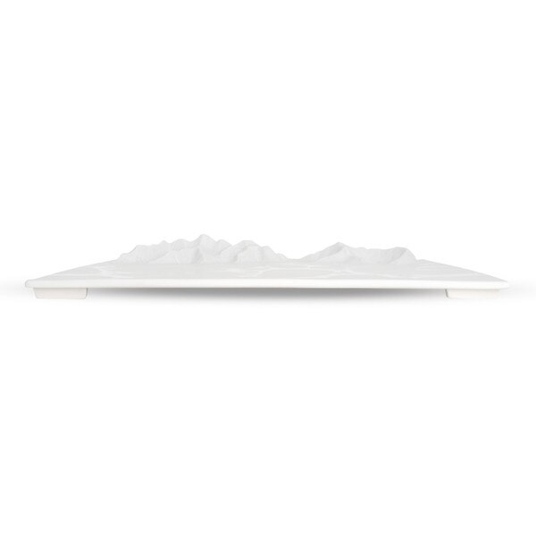 Image of Hyhma White Square Plate 10.5" 2