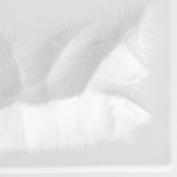 Image of Hyhma White Square Plate 10.5" 4