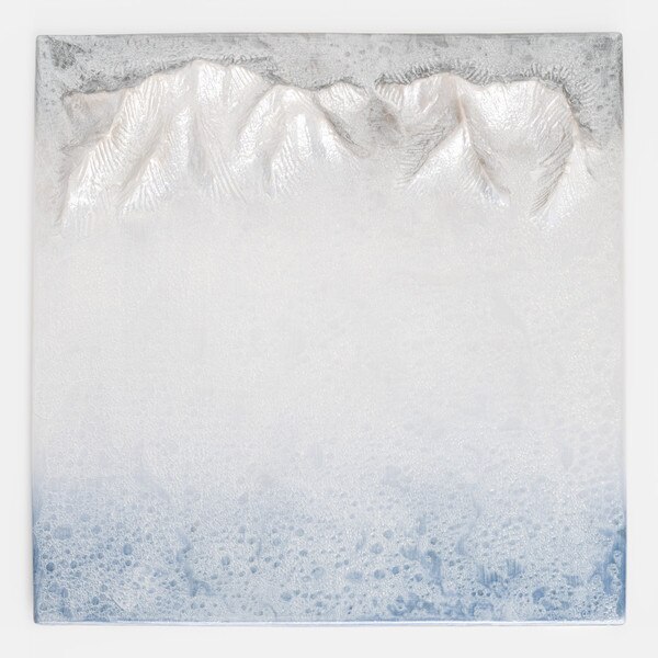 Image of Hyhma Blue Square Plate 10.5" 3