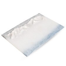 Hyhma Blue Rectangular Plate 10.25"