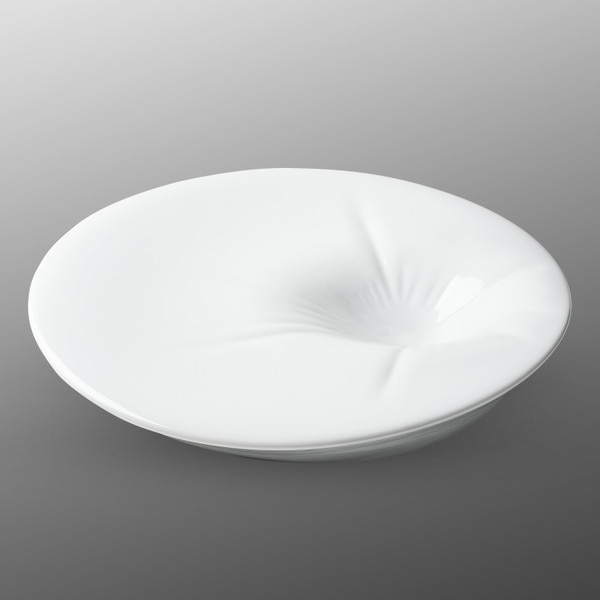 Image of Phase Fall Raised White Round Plate 11" 1