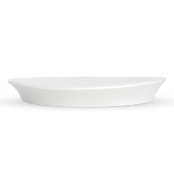 Image of Phase Fall Raised White Round Plate 11" 2