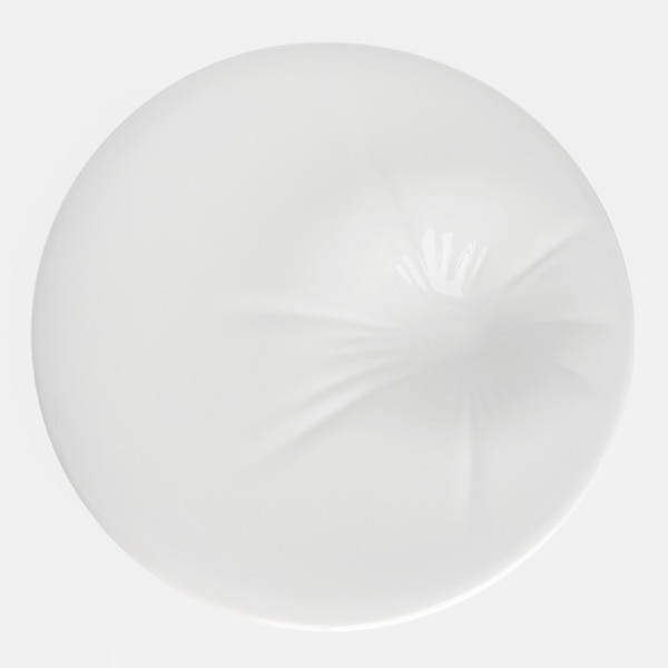 Image of Phase Fall Raised White Round Plate 11" 3
