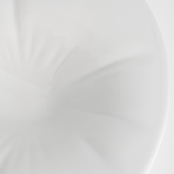 Image of Phase Fall Raised White Round Plate 11" 4
