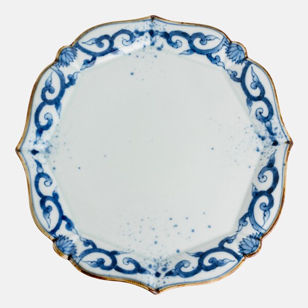 Image of Arita Rinka Round Plate 10.5" 3