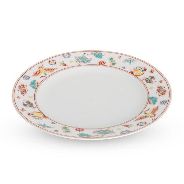 Image of Takara Zukushi Round Plate 8.25" 1