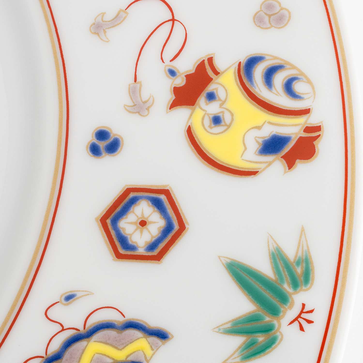 食器 rin5 Takara Zukushi Round Plate 11.25