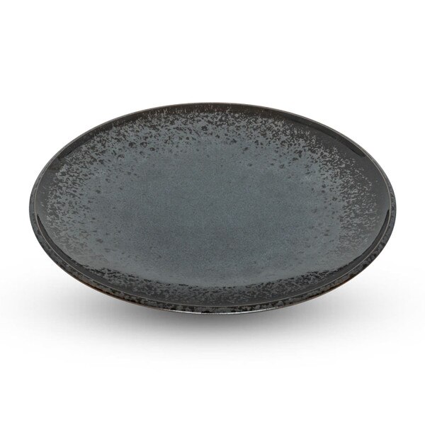 Image of Silver Granite Round Plate 10" 1