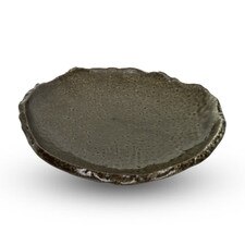 Oribe Green Abstract Plate 10.5"