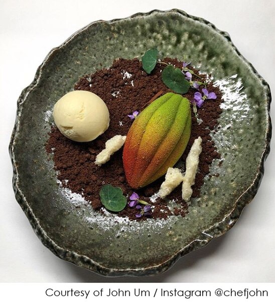 Image of Oribe Green Abstract Plate 10.5" 5