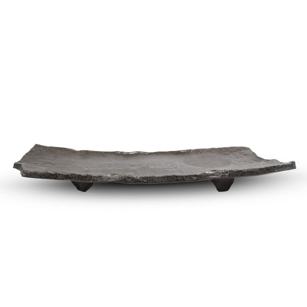 Image of Ash Gray Layered Rectangular Plate 15" 2