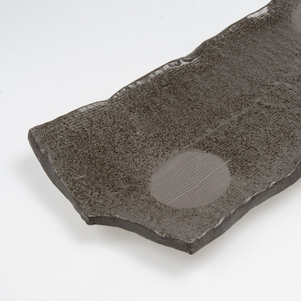 Image of Ash Gray Layered Rectangular Plate 15" 3