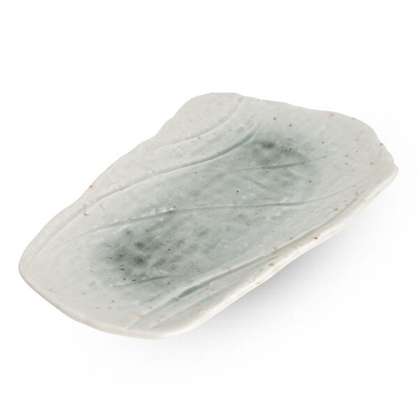 Image of Coral Blue Abstract Plate 10" 1