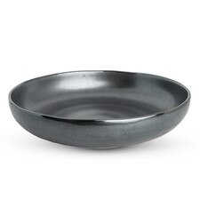 Tessa Black Coupe Plate 8.25"