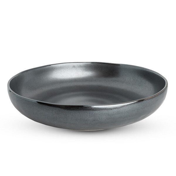 Image of Tessa Black Coupe Plate 8.25" 1