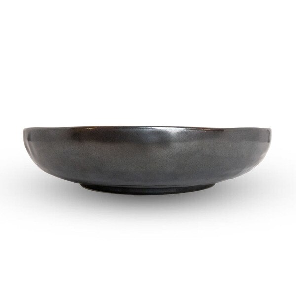 Image of Tessa Black Coupe Plate 8.25" 2