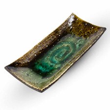 Suname Black Rectangular Plate 10.75"