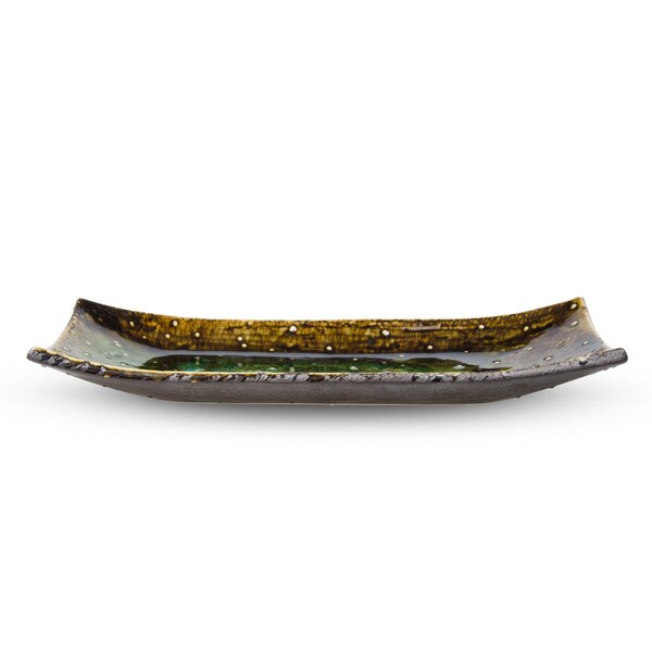Image of Suname Black Rectangular Plate 10.75" 2