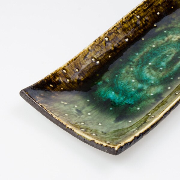 Image of Suname Black Rectangular Plate 10.75" 3