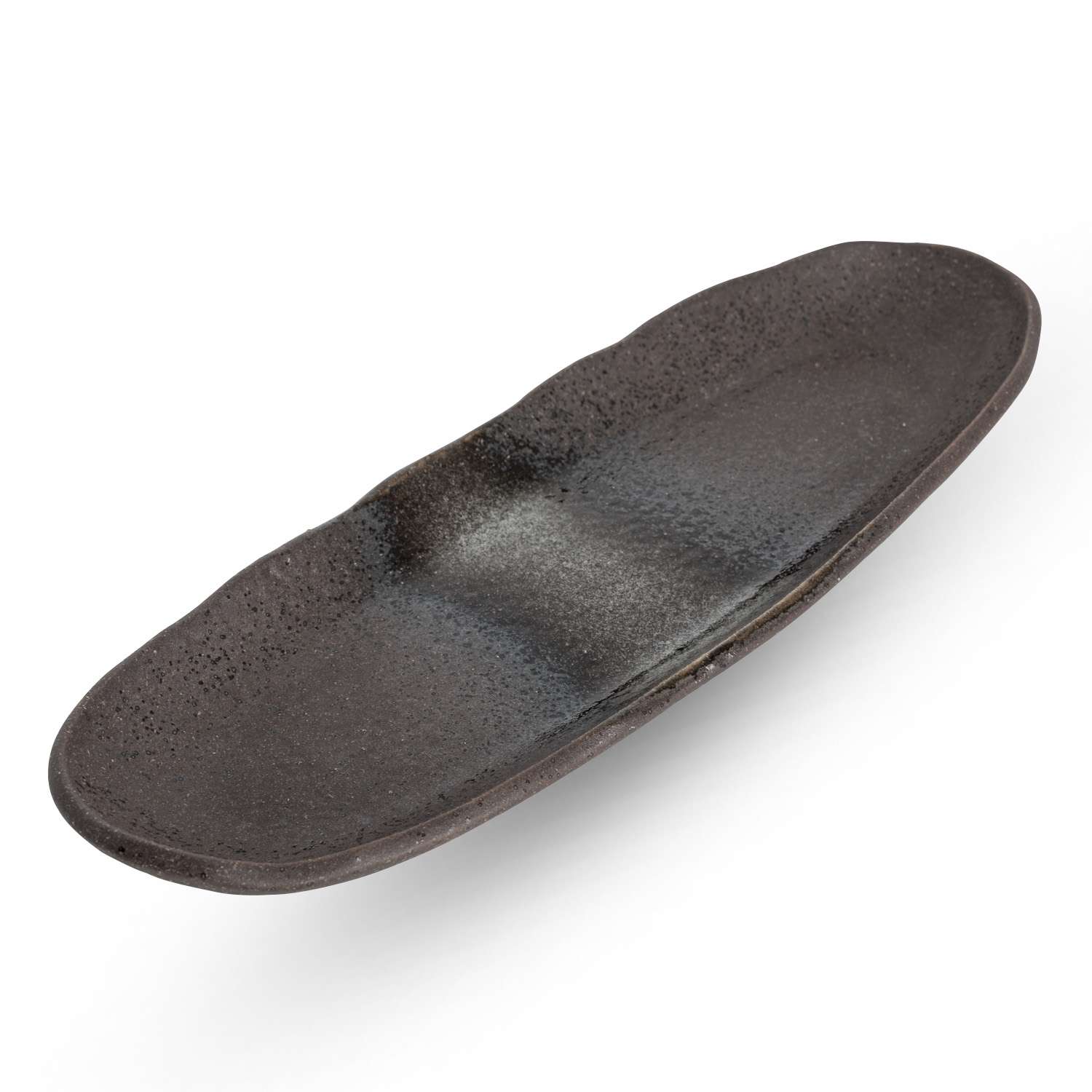 Yukimoya Slate Oval Plate 10.75