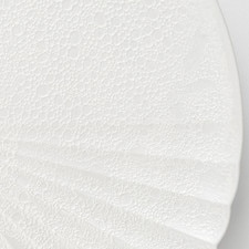 White Seafoam Floral Round Plate 9" hover-image