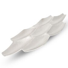 Nousaku Sasa Silver Metallic Plate 16.25"