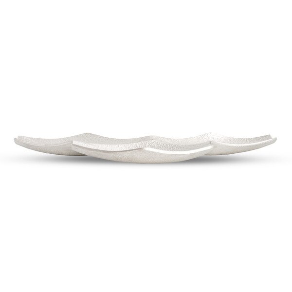 Image of Nousaku Sasa Silver Metallic Plate 10.75" 2