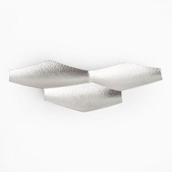 Image of Nousaku Sasa Silver Metallic Plate 10.75" 3