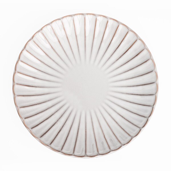 Image of Fuga White Round Plate 7.25" 3