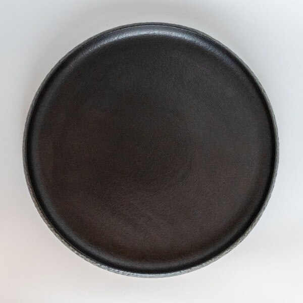 Image of Black Stone Low Rim Round Plate 11.5" 3