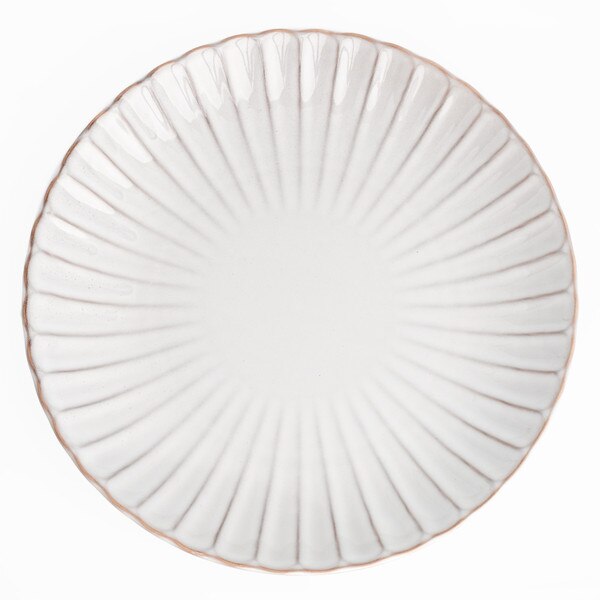 Image of Fuga White Round Plate 9.5" 3