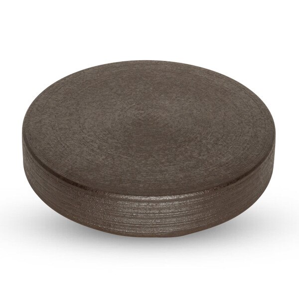 Image of Charcoal Gray Raised Round Plate 8.25" 1