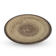 Brown Nenrin Round Plate 7.75"