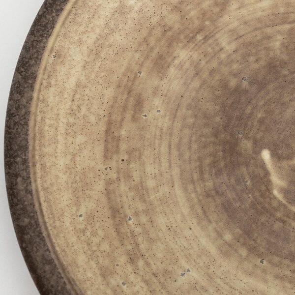 Image of Brown Nenrin Round Plate 7.75" 4